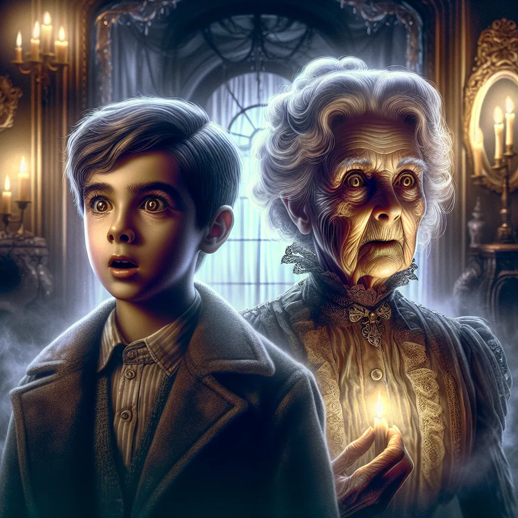 A detailed and dramatic story of a young boy named Brayden who unwittingly switches bodies with his elderly Aunt Gertie unfolds, leading to a poignant and eerie transformation.