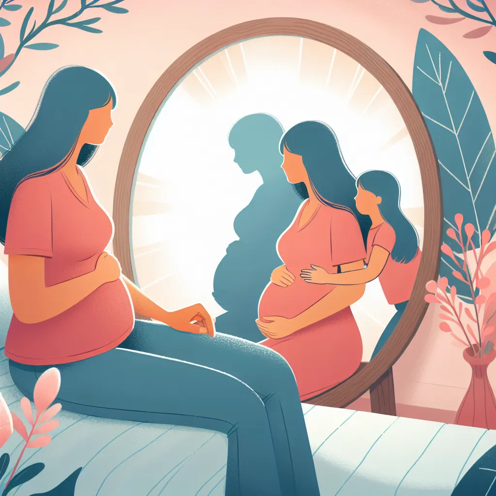 Sharon Williams reflecting on her transformation into motherhood or Alicia and Sharon embarking on another day of love and growth together.
