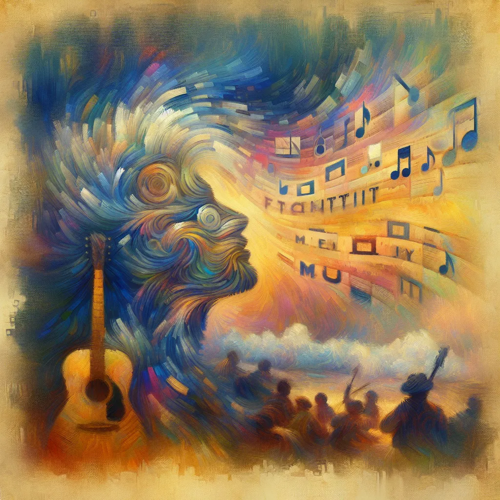 Tommy, Identity, Transformation, Memory, Music in the style of Monet