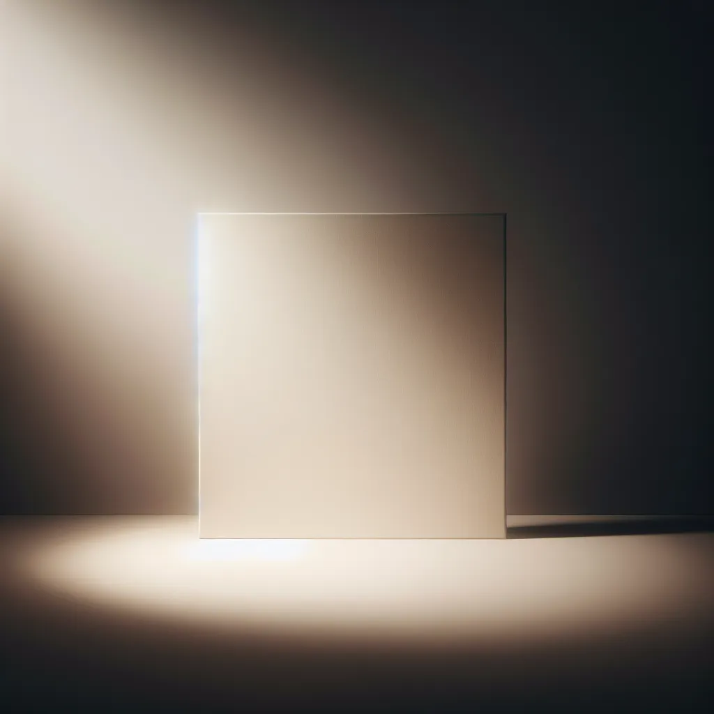 A blank, empty picture symbolizing a story that cannot be revealed.