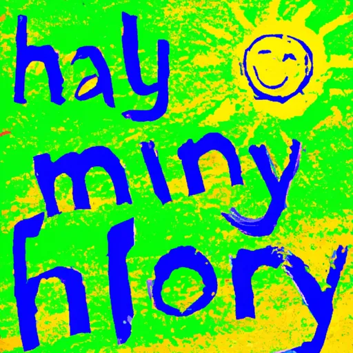 Related words: happy, boy, laugh, play, sun in the style of Monet