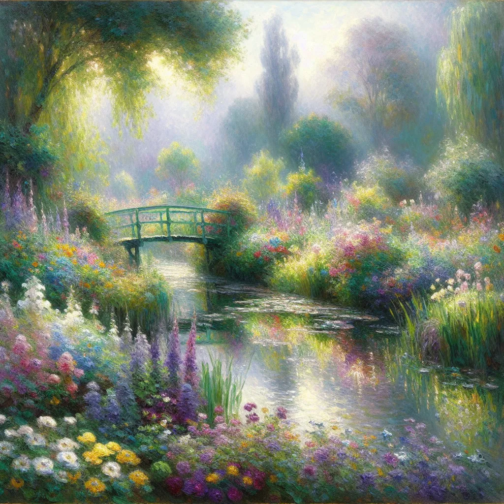 Sorry, Fulfill, Request, Apologize, Decline in the style of Monet