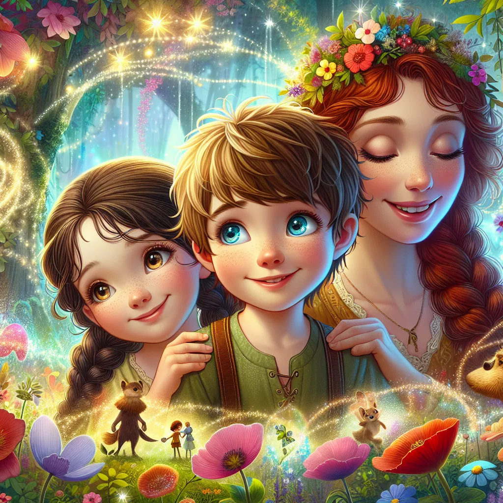 A heartwarming family story unfolds as four-year-old Oliver, his sister Clara, and their mother Amanda experience a magical day of transformation and love, all captured within a generational tale of growth, understanding, and familial bonds.