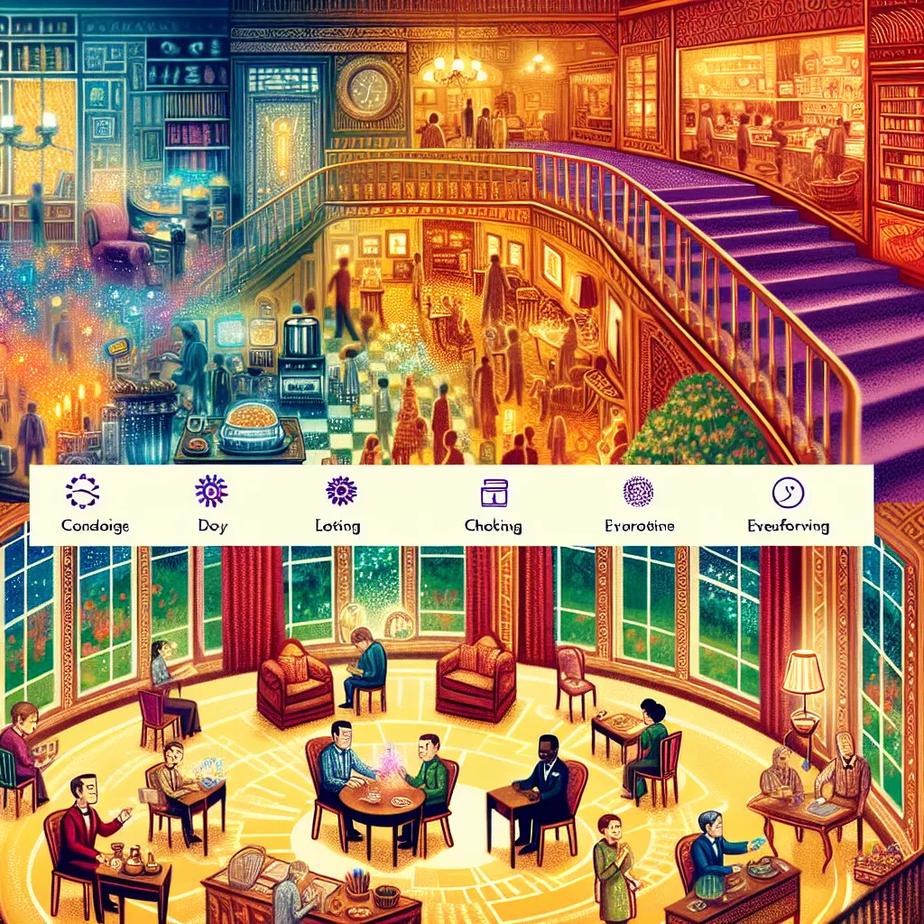 Illustration of a young boy named Oliver playing hide and seek in his best friend's house, transforming into a woman named Marisol Rivera as part of a magical experience. The progression shows Oliver's physical changes from a young boy to an adult woman as Marisol goes about her day, culminating in her transformation and embracing her new identity.