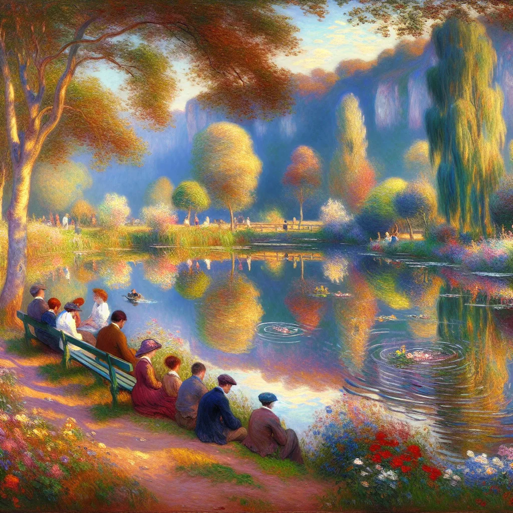 1. Family  
2. Transformation  
3. Reflection  
4. Identity  
5. Absence in the style of Monet