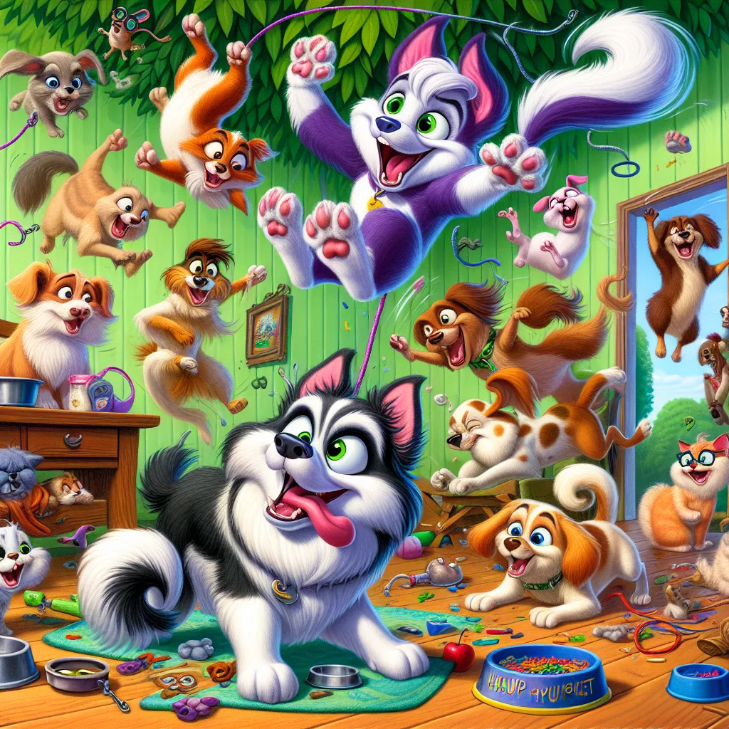 A whimsical and chaotic day unfolds in Paw-Tucket as pets fall victim to a mischievous hypnotism prank by Trip Hamston. From Jade transforming into an energetic dog to Quincy embracing daring adventures, the gang faces hilarious consequences until they team up for a clever revenge plot. With a mix of laughter and antics, the pets learn valuable lessons about the power of unity and forgiveness.