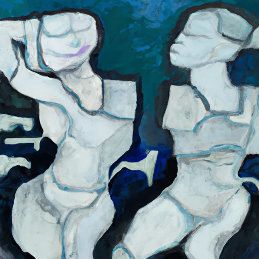 Switch, Body, Transformation, Adaptation, Exchange in the style of Monet