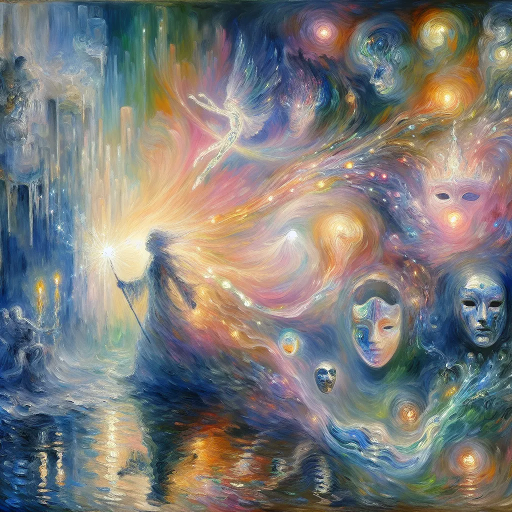 1. Transformation  
2. Identity  
3. Magic  
4. Alternate Reality  
5. Conflict in the style of Monet