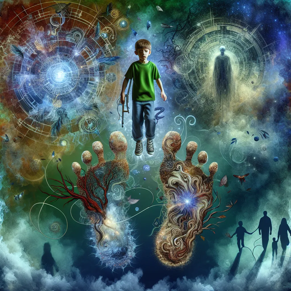 A six-year-old boy named Josh experiences a terrifying encounter with an obsessed ex-girlfriend of his older brother, resulting in a surreal and harrowing transformation of his feet. The story explores themes of obsession, fear, and family bonds as Josh and his brother, Michael, navigate the aftermath of the traumatic event.