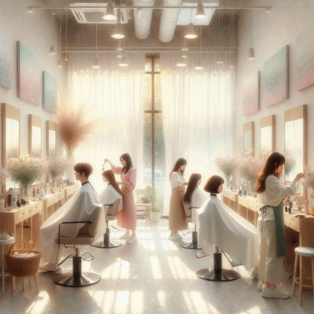 1. Transformation
2. Korean
3. Salon
4. Haircut
5. Identity in the style of Monet