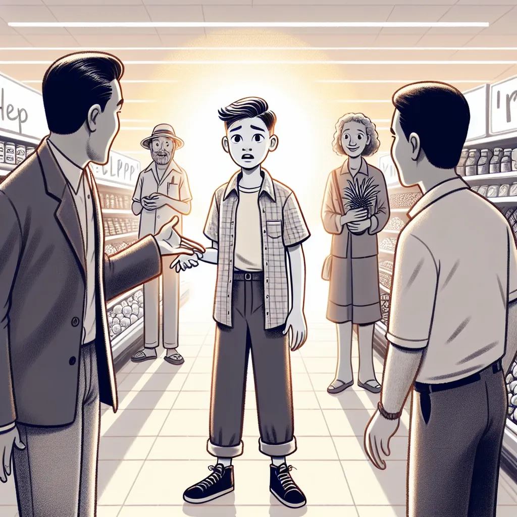 This story features Mason, a young boy who unexpectedly finds himself in the body of a grown woman named Flick during a trip to the supermarket. With the help of Flick and her friends, Mason attempts to swap back to his own body by retracing his steps. Ultimately, he successfully returns to his own body and his loving family. The transformative experience leaves a lasting impact on Mason, shaping his empathy and understanding of others. The story emphasizes the importance of being seen, loved, a