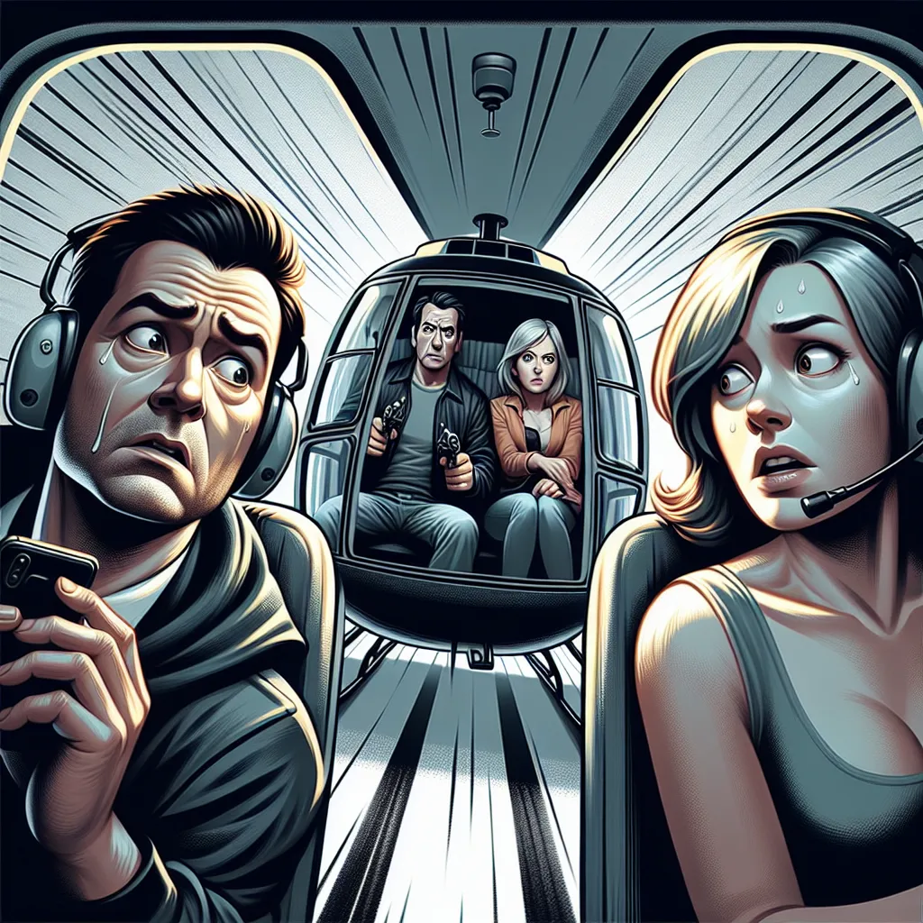 A mysterious helicopter ride takes a sharp turn, leading Lee to question Elle's intentions in this gripping tale of deception and trust.