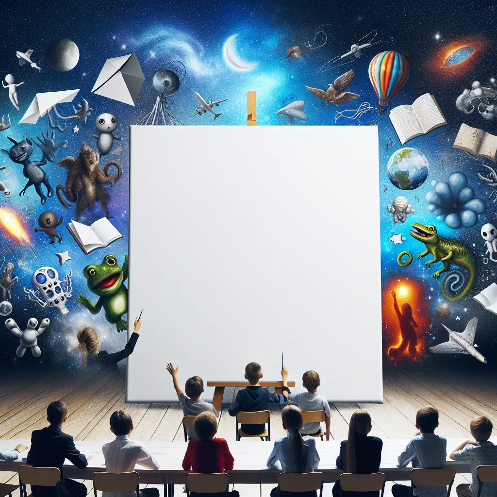 Image description: A blank canvas, symbolizing the infinite potential for creativity and storytelling.
