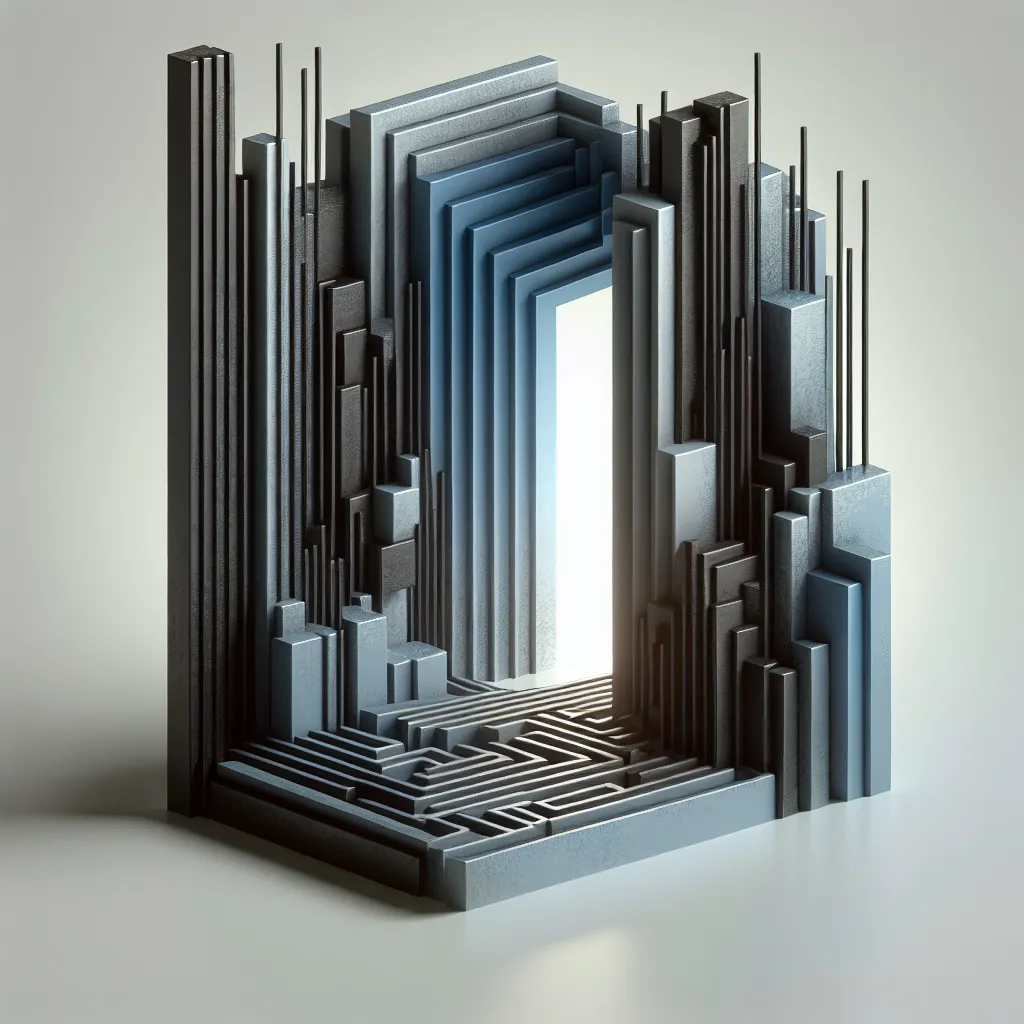 A simple, abstract image representing limitations or obstacles.