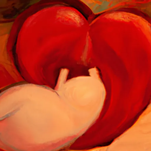 Passion, Intimacy, Desire, Sensation, Connection in the style of Monet
