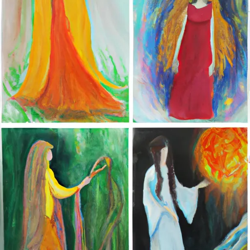 1. Transformation  
2. Witch  
3. Identity  
4. Magic  
5. Friendship in the style of Monet