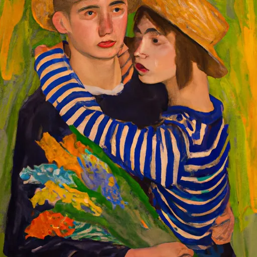Mysterious, Transformation, Love, Family, Acceptance in the style of Monet