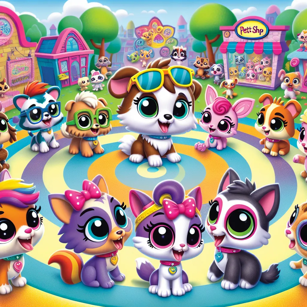 An animated episode of *Littlest Pet Shop: A World of Our Own* titled "Prank-tastic Hypnosis" featuring Trip's mischievous hypnotic pranks and their hilarious consequences, with beloved characters engaging in zany antics and playful revenge.