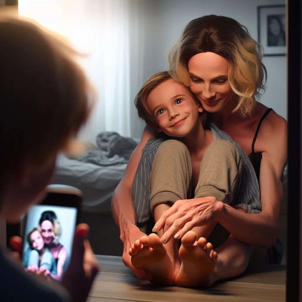 A poignant transformation story about a young boy named Timmy who turns into his friend's mother, Maria, and navigates a day in her life with new challenges and experiences.