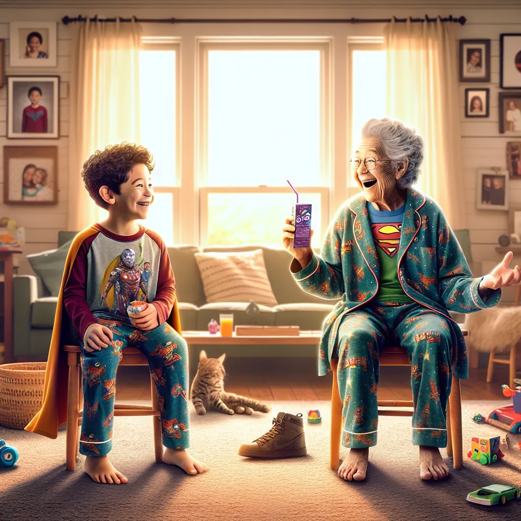 A 6-year-old boy named Samuel and his great aunt Judy accidentally switch bodies while sleeping, leading to a comical and chaotic morning as they try to figure out how to swap back.