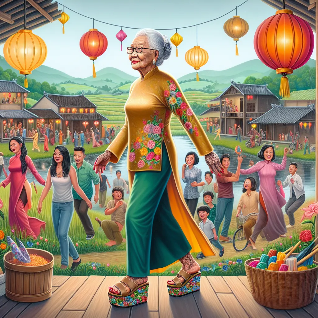 A story of transformation: From a 13-year-old boy named Lucas to Ngọc Bích, an elderly Vietnamese woman, in a permanent swap. Adaptation, acceptance, and belonging unfold in his new life, marked by holidays, traditions, and community love. Through nostalgia, loss, and resilience, Lucas finds grace and a new story—etched deeply in every painted nail and step in platform sandals.