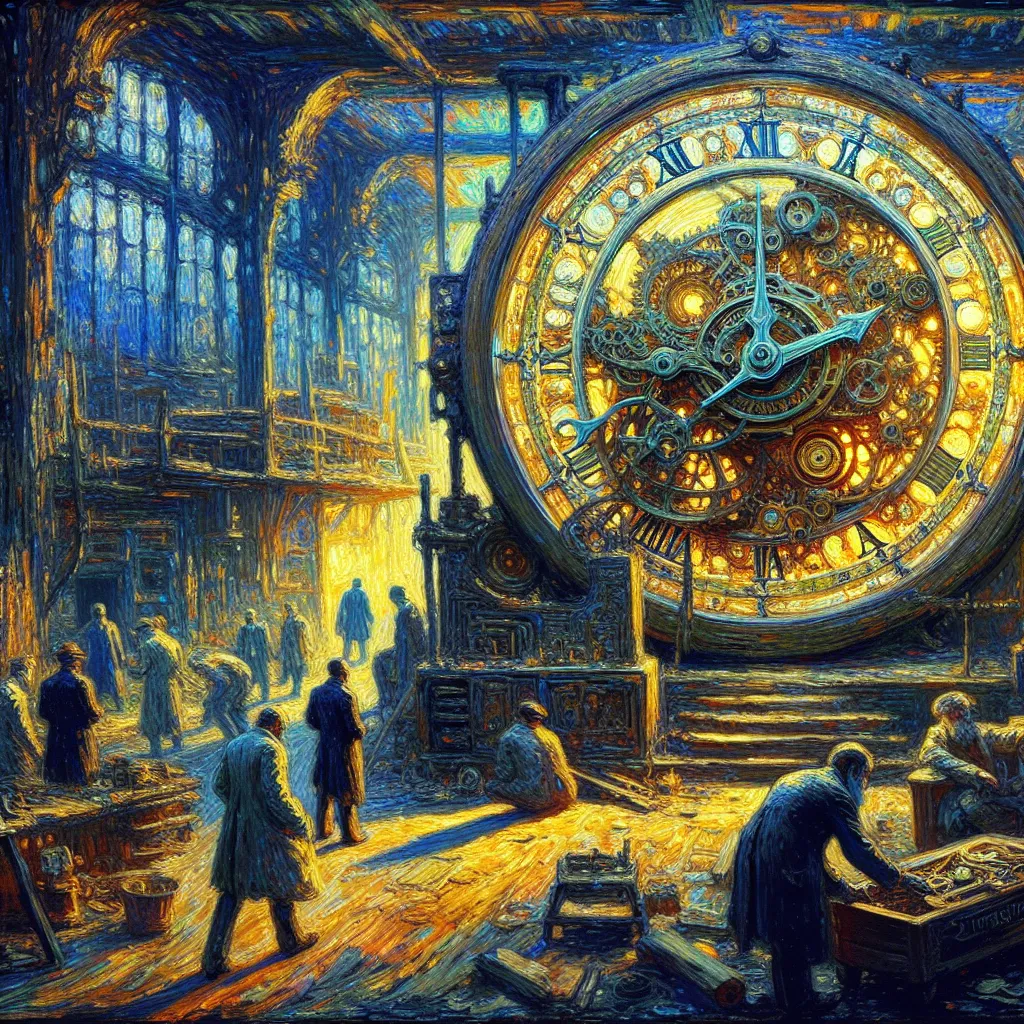 Hero, Transformation, Villain, Omnitrix, Responsibility in the style of Monet