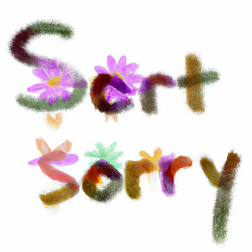 Sorry, Refusal, Request, Denial, Polite in the style of Monet