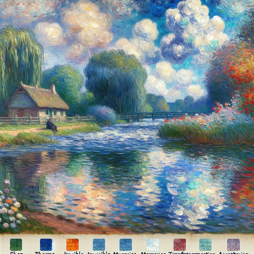 1. Swap
2. Invisible
3. Memories
4. Transformation
5. Acceptance in the style of Monet