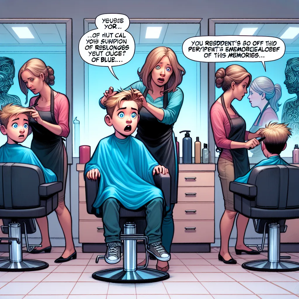 A young boy named Tommy undergoes a mysterious transformation after stepping into a salon alone. His appearance changes, his memories blur, and his thoughts and voice shift. Panicking, Tommy cries out for his mother, insisting that he doesn't want to be a girl and that he's white. Confusion ensues as the two stylists, Cynthia and Denise, try to make sense of the situation. Cynthia, who initially introduces herself as a black woman from New Jersey, suddenly realizes that she is in fact Tommy in h