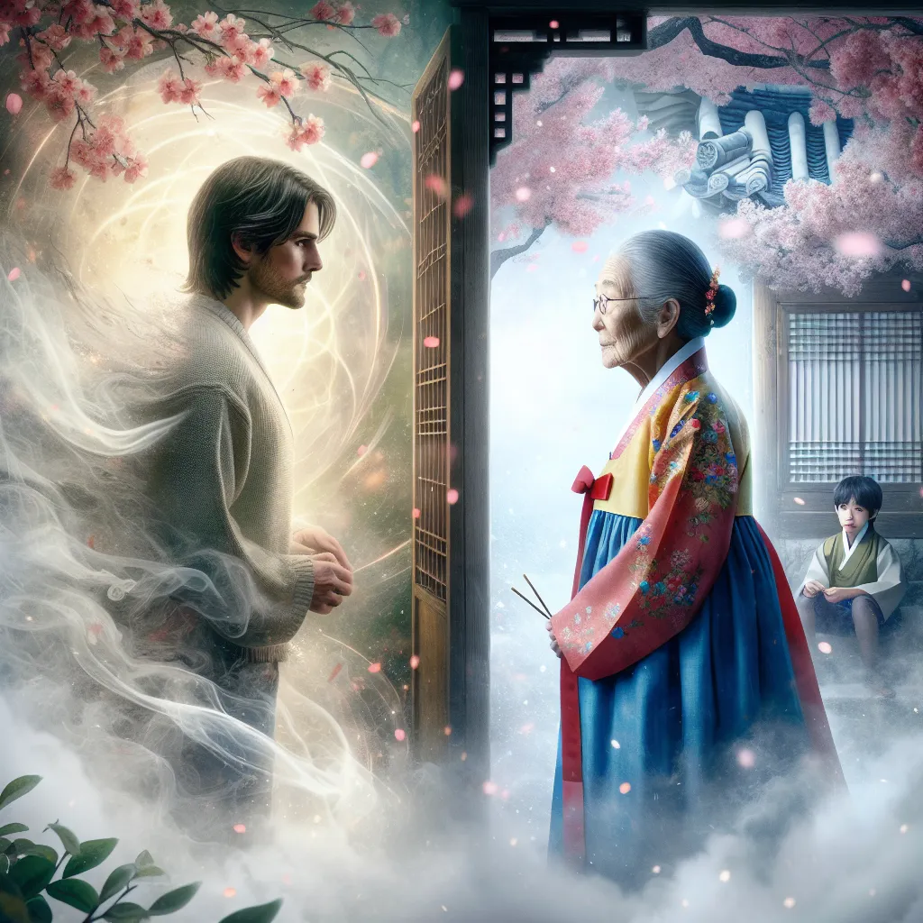 A young boy named Oliver James Winters, magically transformed into an elderly Korean woman named Eun-Ji Park, navigates the challenges of his new life, yearning to return home while his true identity remains a hidden sorrow.