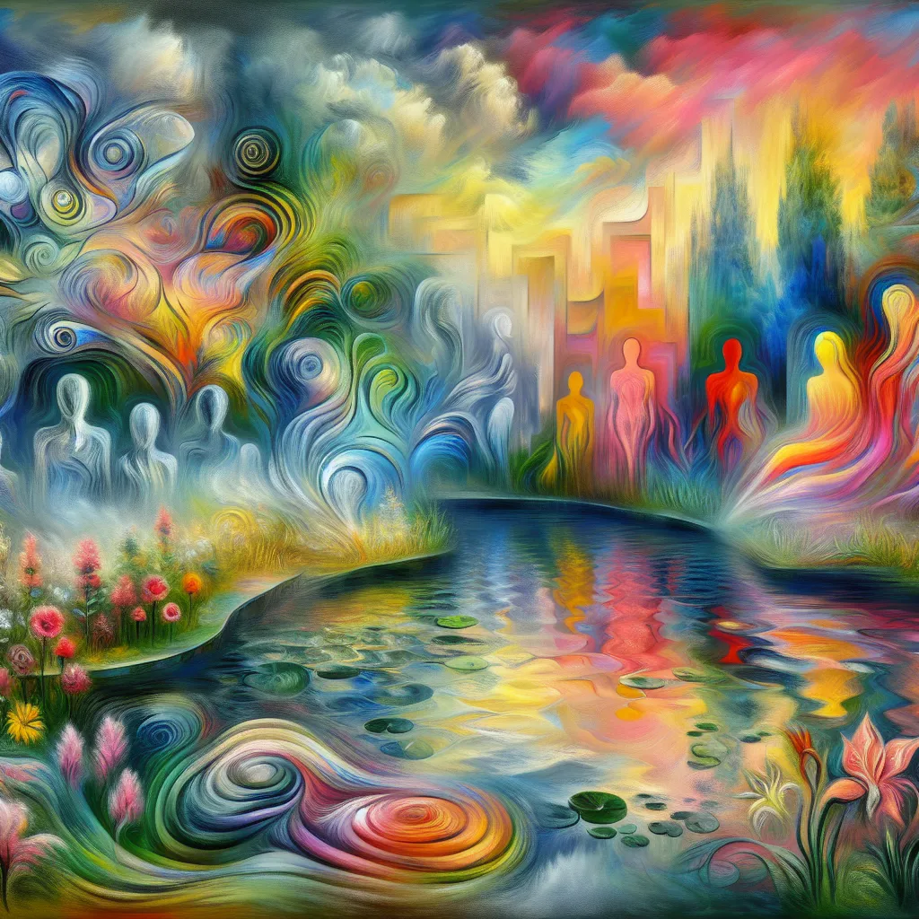 1. Transformation  
2. Identity  
3. Memory  
4. Reflection  
5. Surrealism in the style of Monet