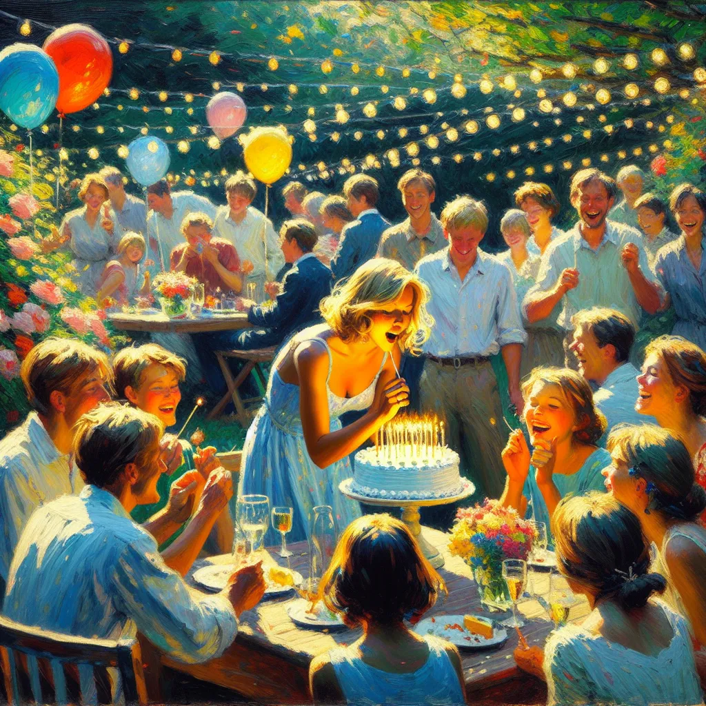 1. Birthday
2. August
3. 2017
4. Blonde
5. Birthday party in the style of Monet