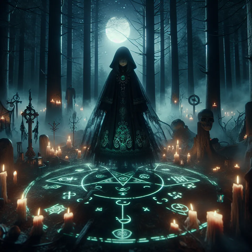 This horror story, titled "The Witch's Skin," follows Trevor Maloney's descent into darkness as he becomes trapped in the body of a young witch, forced to endure a twisted ritual that changes him in irreversible ways. As he struggles with his new identity as Yoshika, the once ambitious man fades away, consumed by the desires and expectations of his new form.