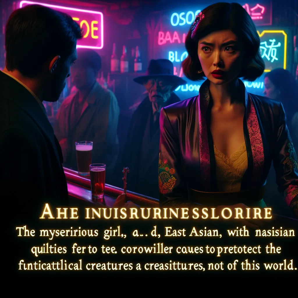 A bar owner named Ruby encounters a mysterious girl with vampire-like qualities in her neon-lit club. As chaos unfolds and dangerous creatures invade her space, Ruby must confront the supernatural threat to protect her establishment and its patrons.
