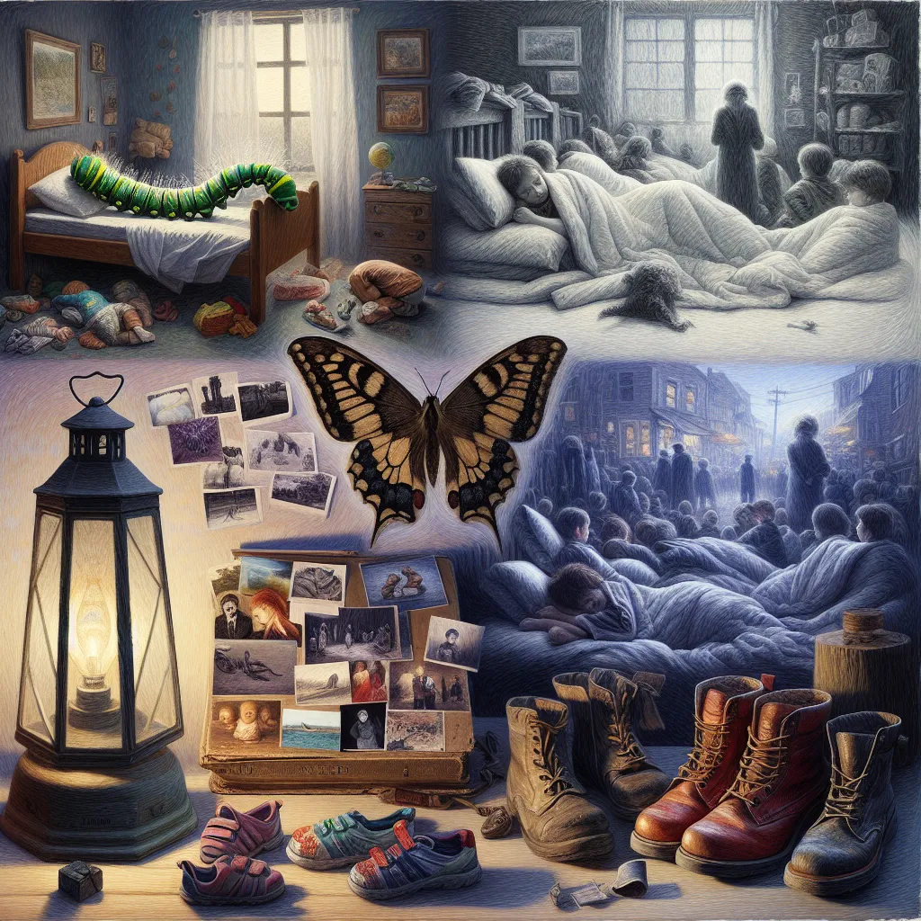 1. Transformation
2. Sleepover
3. Shoes
4. Memory
5. Confusion in the style of Monet