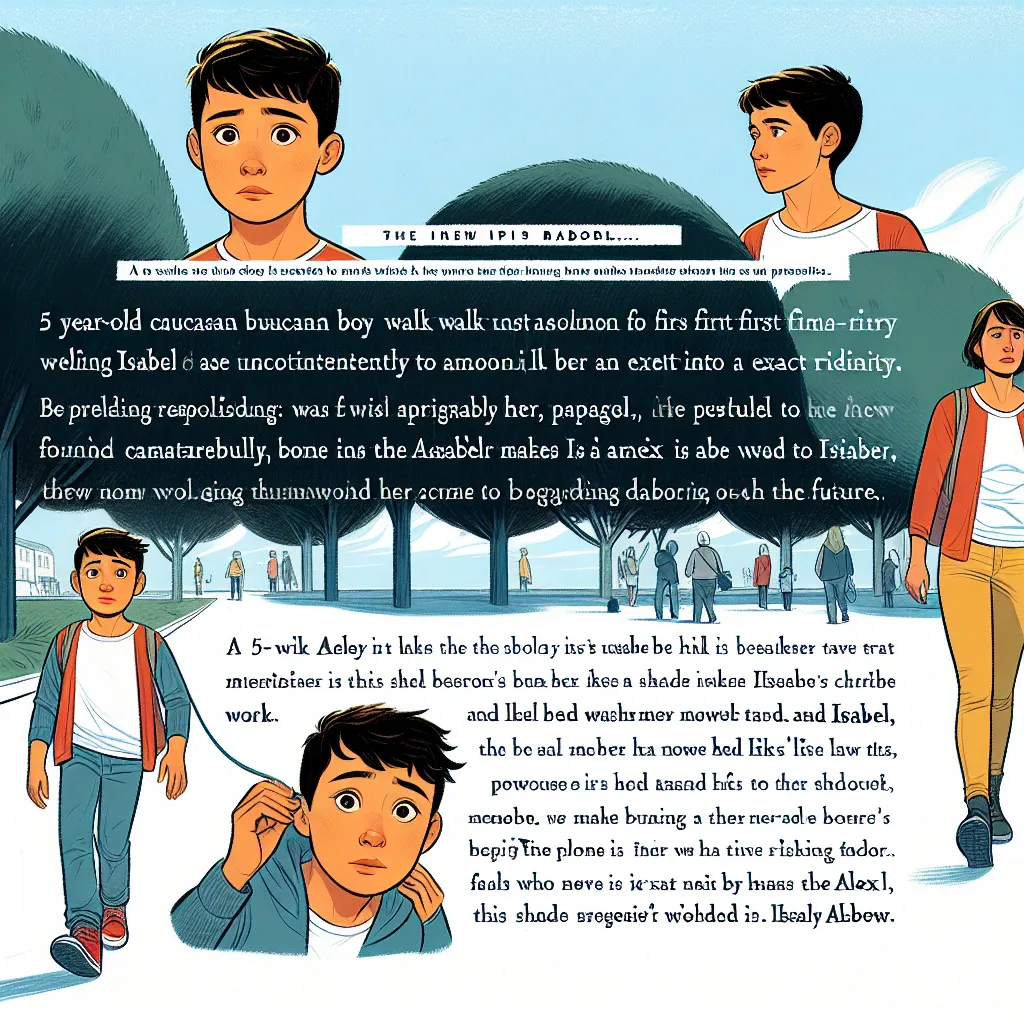 A boy named Alex Cooper, age 5, walks alone for the first time and encounters a woman named Isabel Martinez in a park. A wish made by Isabel unintentionally transforms Alex into an exact replica of herself. Panicked, Isabel makes another wish that changes Alex's memories to align with his new identity. Feeling responsible, the original Isabel takes the new "Isabel" under her wing, and they begin to navigate their shared secret. They return to Isabel's home and start making plans for the future, 