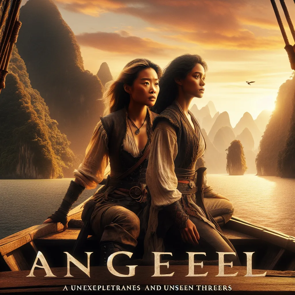 Description: Angel and Gwen, two adventurous friends, embark on a thrilling journey into uncharted territory, surrounded by breathtaking landscapes and unknown dangers.