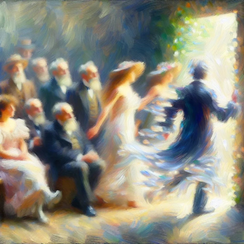 Transformation, Change, Metamorphosis, Identity, Unfamiliar in the style of Monet