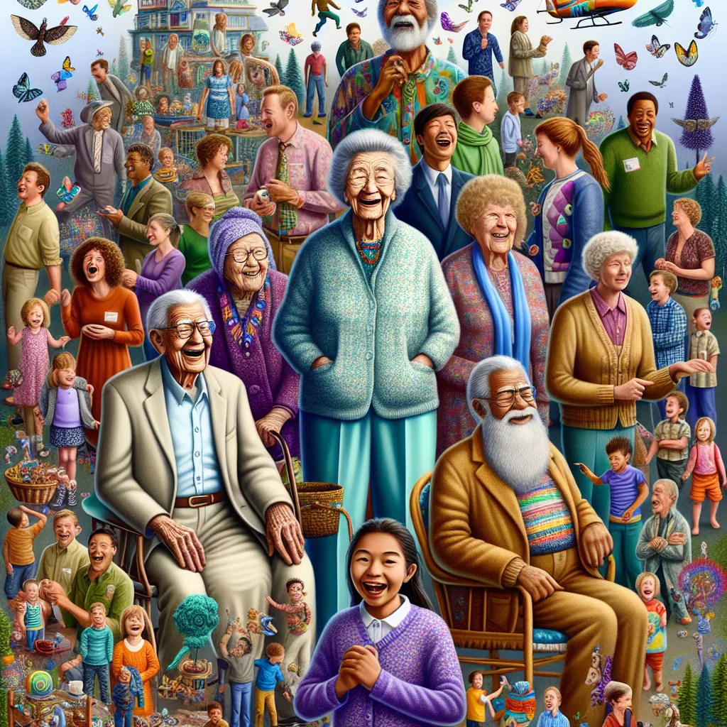 A spirited old woman, Anne, swaps bodies with her granddaughter, Olivia, in a multi-generational household filled with love and chaos.