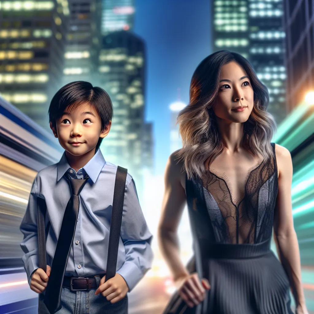 A male child transforms into a confident and seductive Asian woman named Yumi, who embraces the night with alluring power and embarks on a thrilling new life in the city.