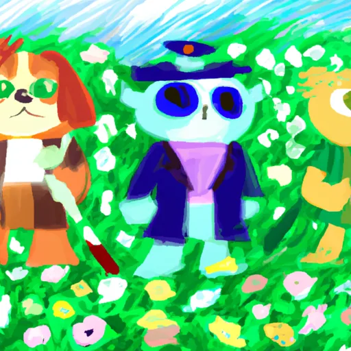 Powerpuff, Rowdyruff, Mojo, Identity, Adaptation in the style of Monet