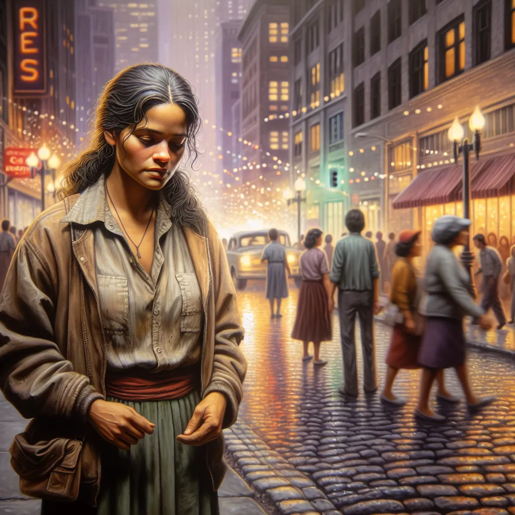 A young boy, Jason, experiences a mysterious transformation into Rosa, a woman working on the streets. Despite her new reality, Rosa learns resilience, forms bonds, and keeps hope alive as she navigates life with a sense of mysterious longing. The story follows Rosa's routine, interactions, and inner struggles, painting a portrait of survival and strength amidst adversity.