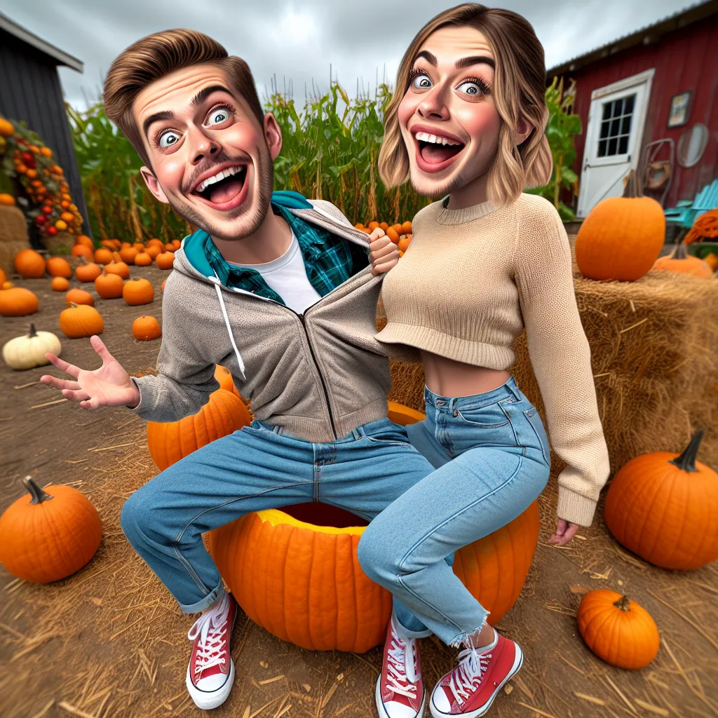 An adventurous date takes an unexpected turn when a body-swap machine mixes up a young man and his girlfriend, leading to hilarious pumpkin patch antics as he navigates the day in his friend's curvy body.