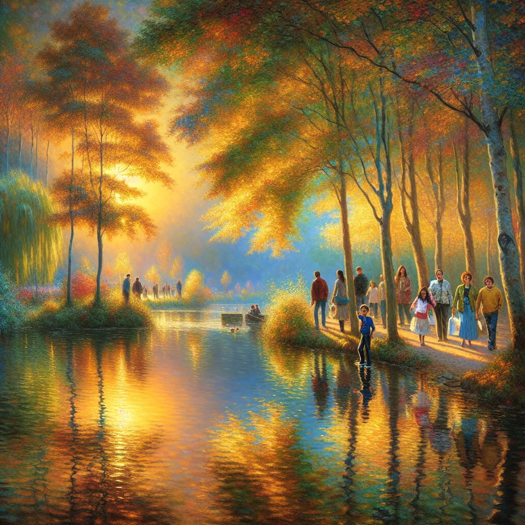 1. Shopping
2. Boy
3. Family
4. Transition
5. Reflection in the style of Monet