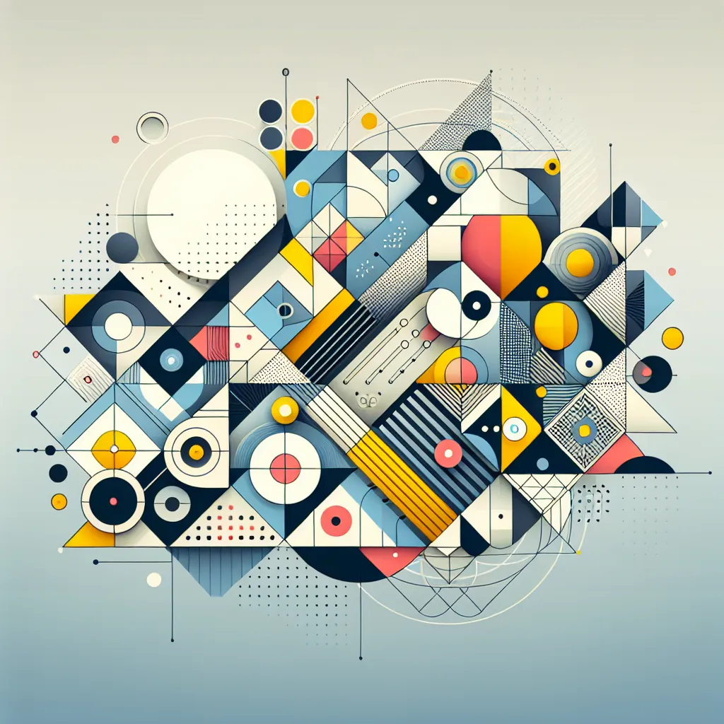 Image: A generic, abstract design with geometric shapes and patterns to represent a neutral or non-specific concept.