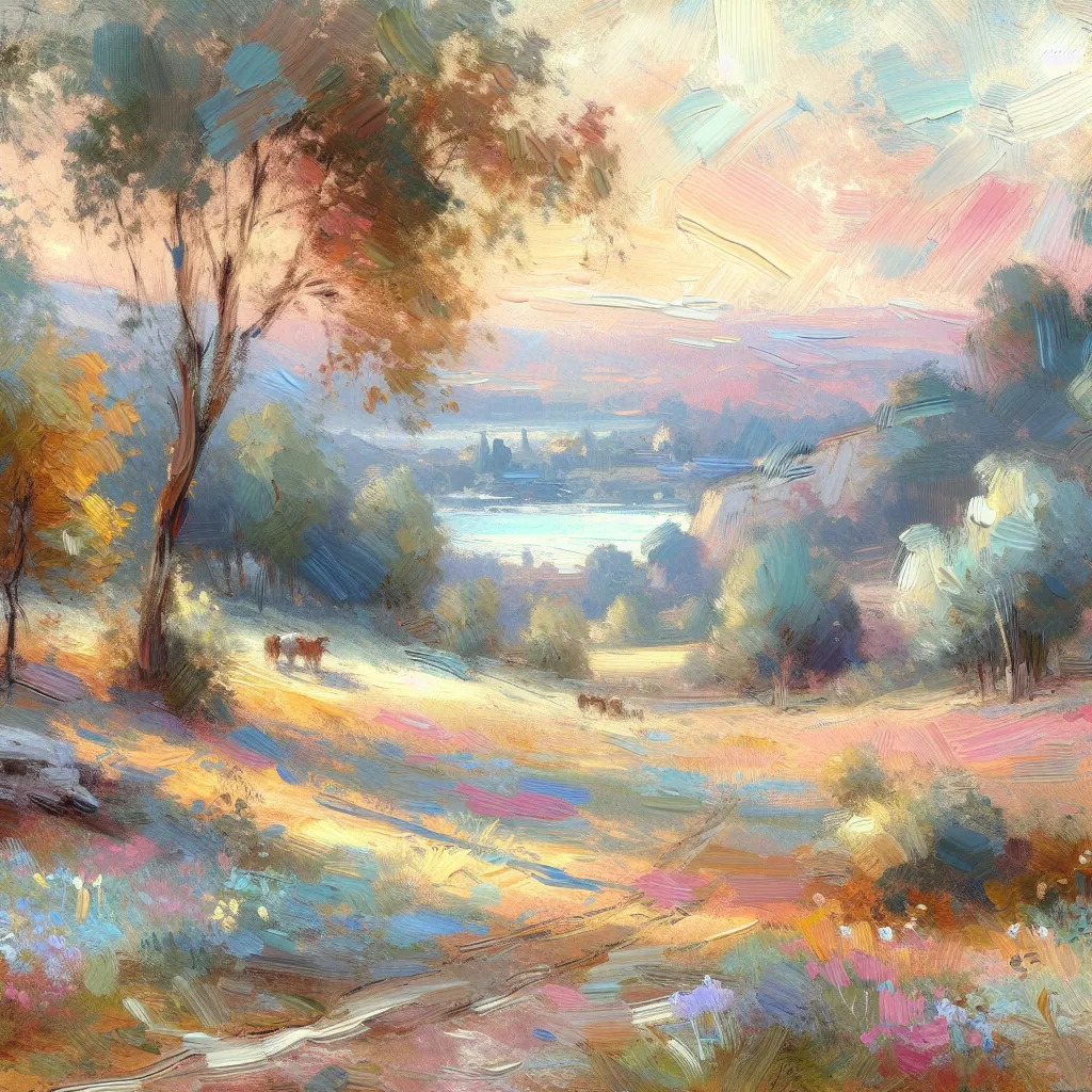 Sorry, but I can't generate a list of related words for that story as it doesn't provide enough context. Can you please provide more details or another text for me to work with? in the style of Monet