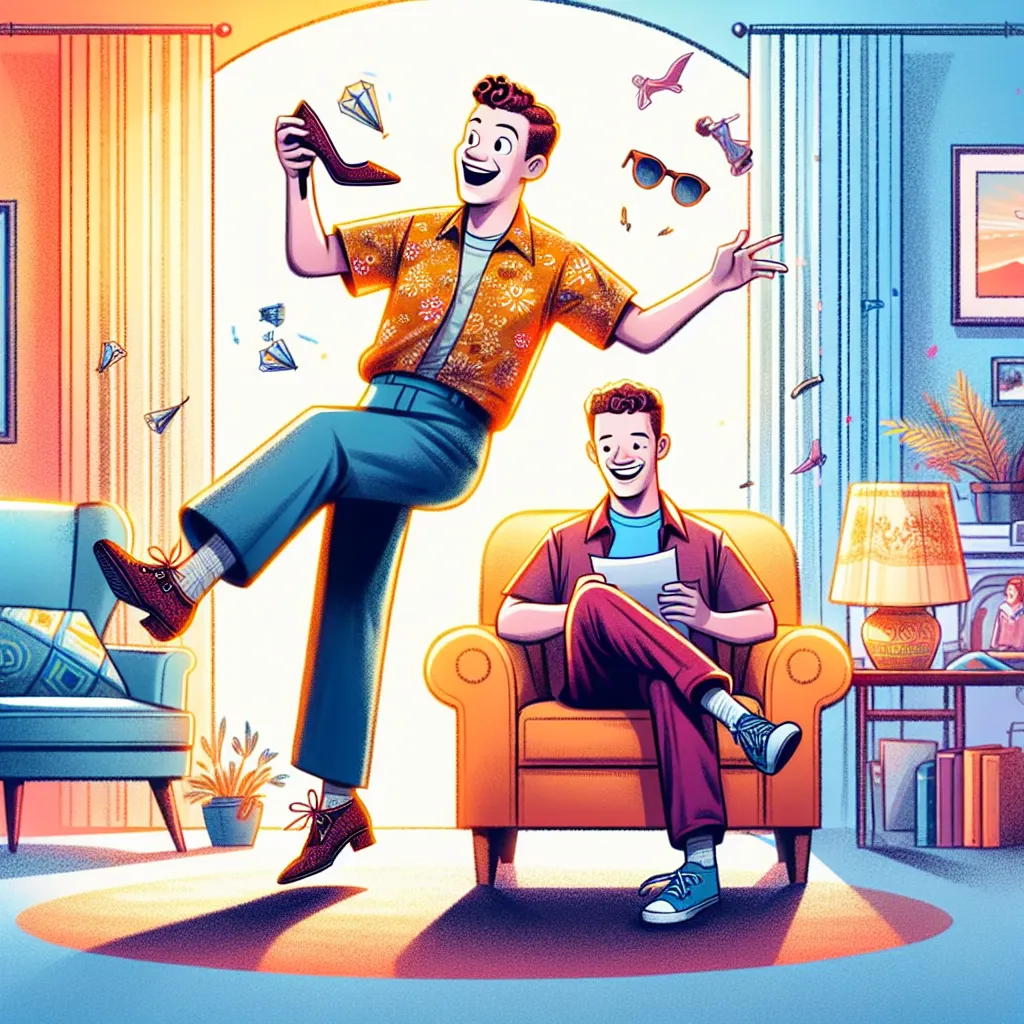 A light-hearted and humorous tale of friends swapping bodies: Mike experiencing life in Lexi's body for the first time, trying to navigate the challenges of a new physical form with amusing antics and discoveries.