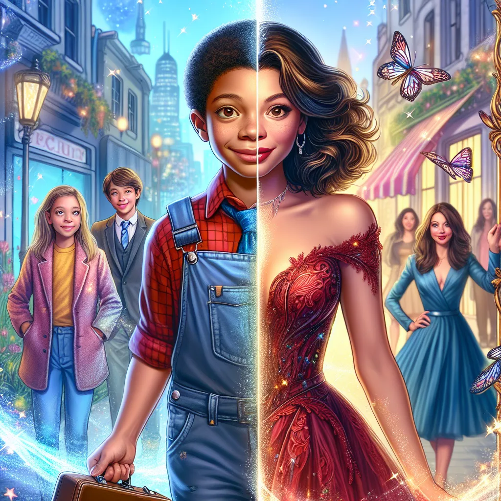 A young boy named Oliver James Whitmore experiences a magical transformation into a woman named Shayla, navigating adulthood in a vibrant world of fashion, friendships, and self-discovery. Balancing his childhood memories with Shayla's life, Oliver embraces new beginnings, finding strength in acceptance and hope as he thrives in his two intertwined worlds.