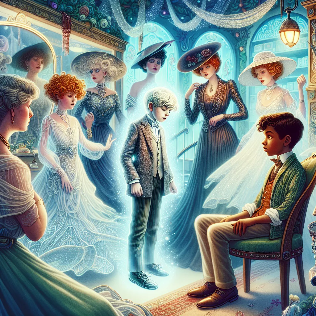 A little boy named Everett experiences a mysterious transformation while shopping with his mom and invisible to all but five glamorous British women. As he navigates life as one of them, he reflects on his lost identity, memories of his past, and finding hope in an extraordinary world.