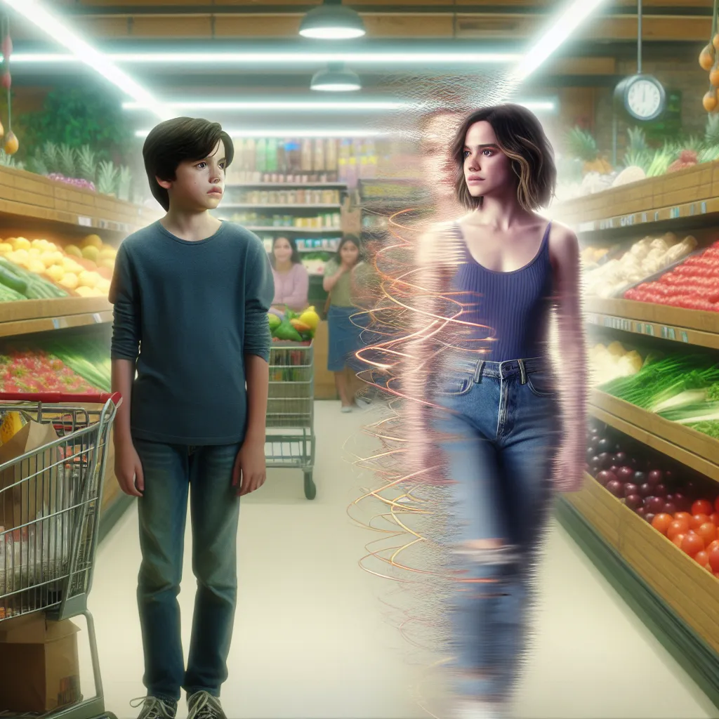 A young boy named Lucas is transformed into a woman named Samira by a magic spell in a grocery store. As Lucas's memories fade away, he embraces his new identity in a heartwrenching tale of transformation and acceptance.